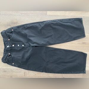 Maison Margiela MM6 Black Button-Fly Jeans size 14